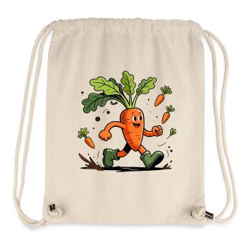 Spaßiger dynamischer Karottengärtner - Stanley/Stella recycelter Gym Bag - Naturweiß - Vorne