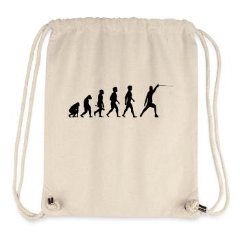 fencing florett sword degen fencing samurai1 - Stanley/Stella Recycled Gym Bag - natural - Front