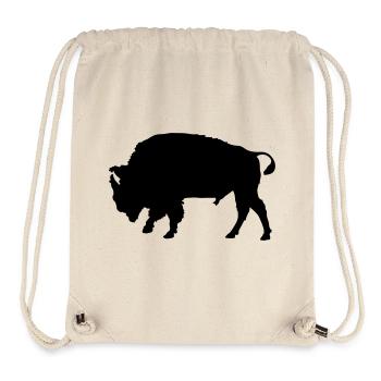 Bison - Stanley/Stella recycelter Gym Bag - Naturweiß - Vorne