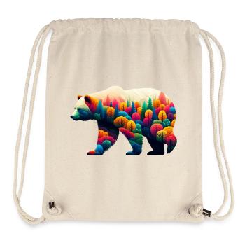 Bär - Stanley/Stella recycelter Gym Bag - Naturweiß - Vorne
