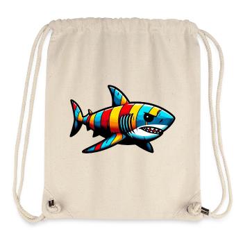 Shark - Stanley/Stella Recycled Gym Bag - natural - Front