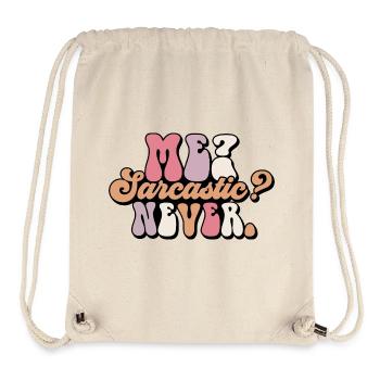 Harmless Sarcasm Text Design - Stanley/Stella Recycled Gym Bag - natural - Front