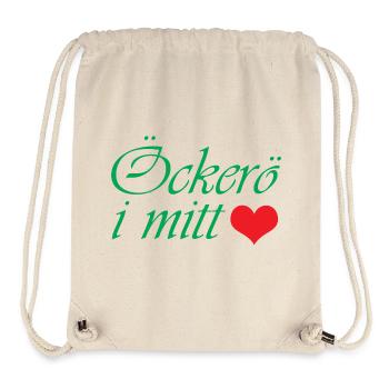 Öckerö in my heart - Stanley/Stella Recycled Gym Bag - natural - Front