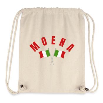 Modena Italian Flags  - Stanley/Stella Recycled Gym Bag - natural - Front
