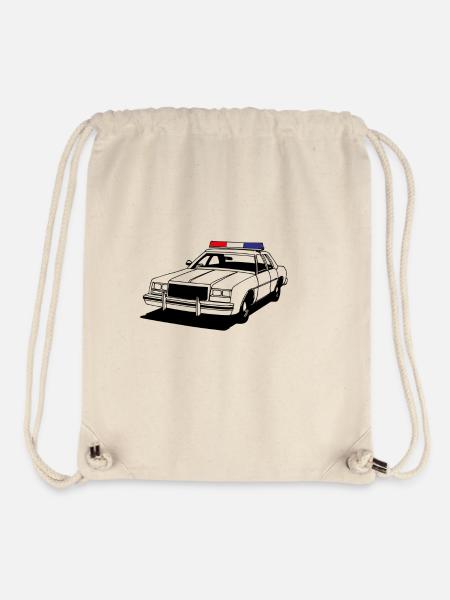 Police Car II - Stanley/Stella Recycled Gym Bag - natural