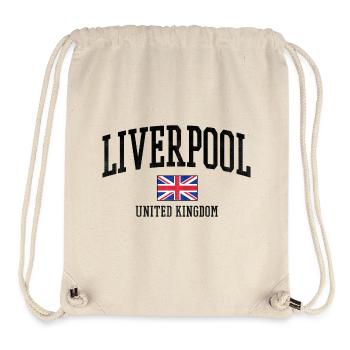 Liverpool UK Flag Style - Stanley/Stella Recycled Gym Bag - natural - Front