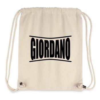 t-shirt Giordano t-shirt idée cadeau - Sac à cordon recyclé Stanley/Stella - blanc naturel - Devant