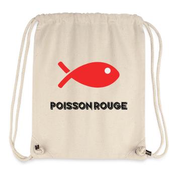 POISSON. MEMOIRE. POISSON D'AVRIL - Sac à cordon recyclé Stanley/Stella - blanc naturel - Devant