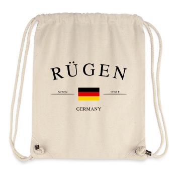Rügen Germany – Holiday Souvenir & Gift - Stanley/Stella Recycled Gym Bag - natural - Front
