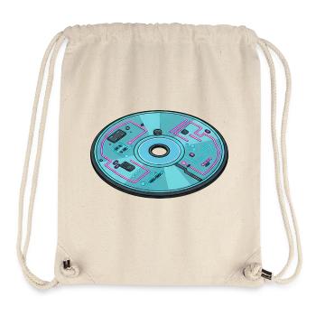 Digitale Zukunft Computer 90er Retro Design - Stanley/Stella recycelter Gym Bag - Naturweiß - Vorne