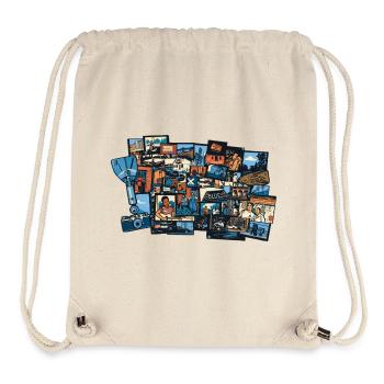 THE BLUES ROAD #2 – Ton & Bild - Stanley/Stella recycelter Gym Bag - Naturweiß - Vorne