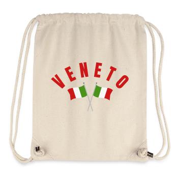 Veneto Italian Flags  - Stanley/Stella Recycled Gym Bag - natural - Front