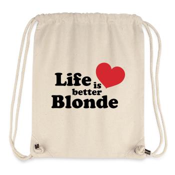 Blonde Life - Stanley/Stella recycelter Gym Bag - Naturweiß - Vorne