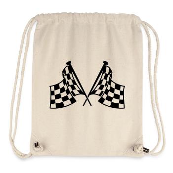 drapeaux de course - Sac à cordon recyclé Stanley/Stella - blanc naturel - Devant