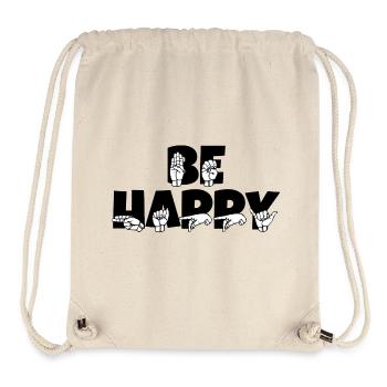 Deaf Hearing Impaired Sign Language - Stanley/Stella Recycled Gym Bag - natural - Front