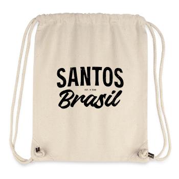 Santos Brasil Vintage Lettering - Stanley/Stella Recycled Gym Bag - natural - Front