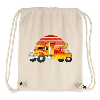 Abschleppwagen Sonnenuntergang - Stanley/Stella recycelter Gym Bag - Naturweiß - Vorne