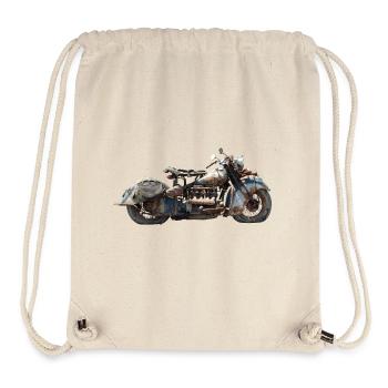 Motorrad - Stanley/Stella recycelter Gym Bag - Naturweiß - Vorne