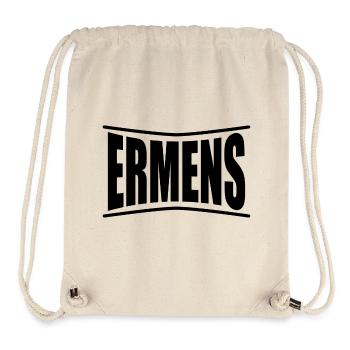 T-Shirt Ermens T-Shirt Geschenkidee - Stanley/Stella recycelter Gym Bag - Naturweiß - Vorne