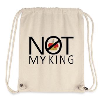 Not My King - Stanley/Stella Recycled Gym Bag - natural - Front