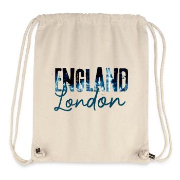 Londons Nacht Skyline Druck - Stanley/Stella recycelter Gym Bag - Naturweiß - Vorne