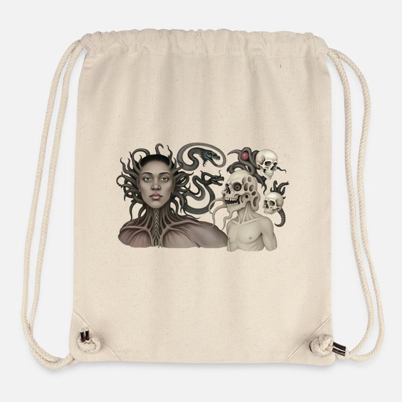 THE DAMNED #8 - dark hell - Stanley/Stella Recycled Gym Bag - natural