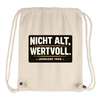 Not old. Valuable. Vintage 1956 Gift Shirt - Stanley/Stella Recycled Gym Bag - natural - Front