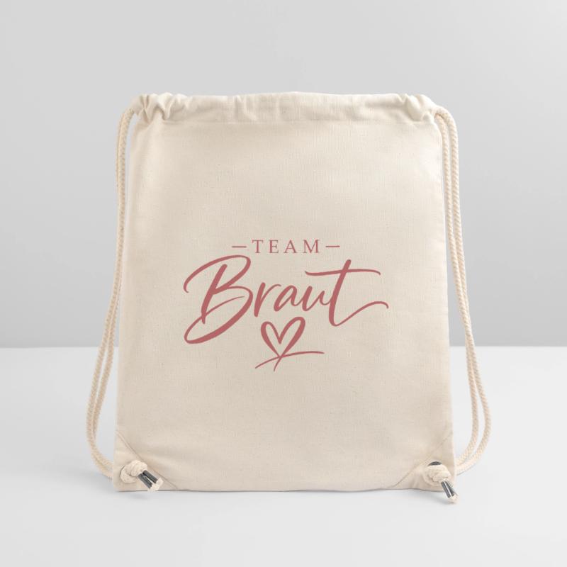 Script de l’équipe Bride Heart Sac à cordon recyclé Stanley/Stella