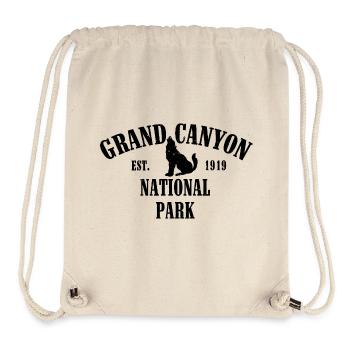 Grand Canyon Établi en 1919 Parc national - Sac à cordon recyclé Stanley/Stella - blanc naturel - Devant