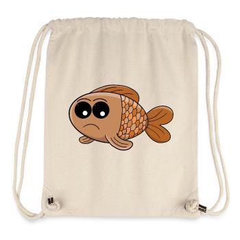 Grumpy Goldfish Cartoon - Stanley/Stella recycelter Gym Bag - Naturweiß - Vorne