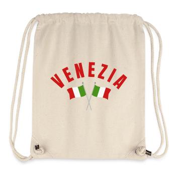 Venezia Italian Flags Emblem - Stanley/Stella Recycled Gym Bag - natural - Front