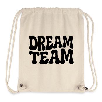 Dream Team siebziger funky groovy  - Stanley/Stella recycelter Gym Bag - Naturweiß - Vorne