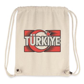Türkiye - Stanley/Stella recycelter Gym Bag - Naturweiß - Vorne