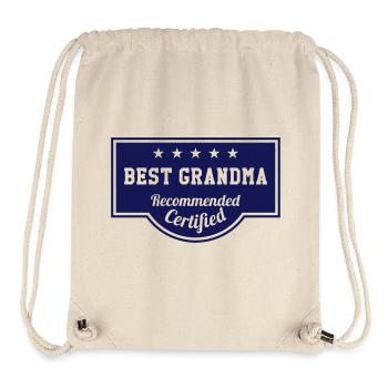 Best Grandma - Stanley/Stella Recycled Gym Bag - natural - Front