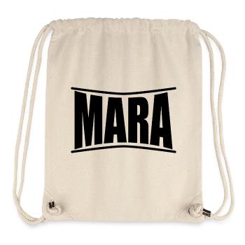 Name T-Shirt Mara T-Shirt Geschenkidee - Stanley/Stella recycelter Gym Bag - Naturweiß - Vorne