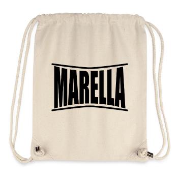 T-Shirt Name Marella T-Shirt Geschenkidee - Stanley/Stella recycelter Gym Bag - Naturweiß - Vorne