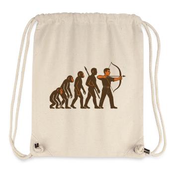 Archery Evolution Bogenschütze Bogen Ziel - Stanley/Stella recycelter Gym Bag - Naturweiß - Vorne