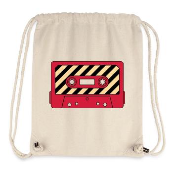 Cassette Retro Mixtape – Music Cult Motif - Stanley/Stella Recycled Gym Bag - natural - Front