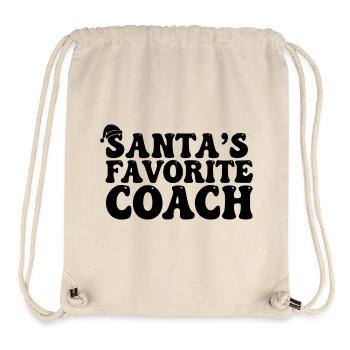 Santas' Favorite Coach - Stanley/Stella recycelter Gym Bag - Naturweiß - Vorne