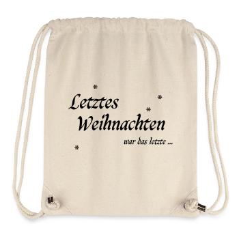 Letztes Weihnachten - Stanley/Stella recycelter Gym Bag - Naturweiß - Vorne