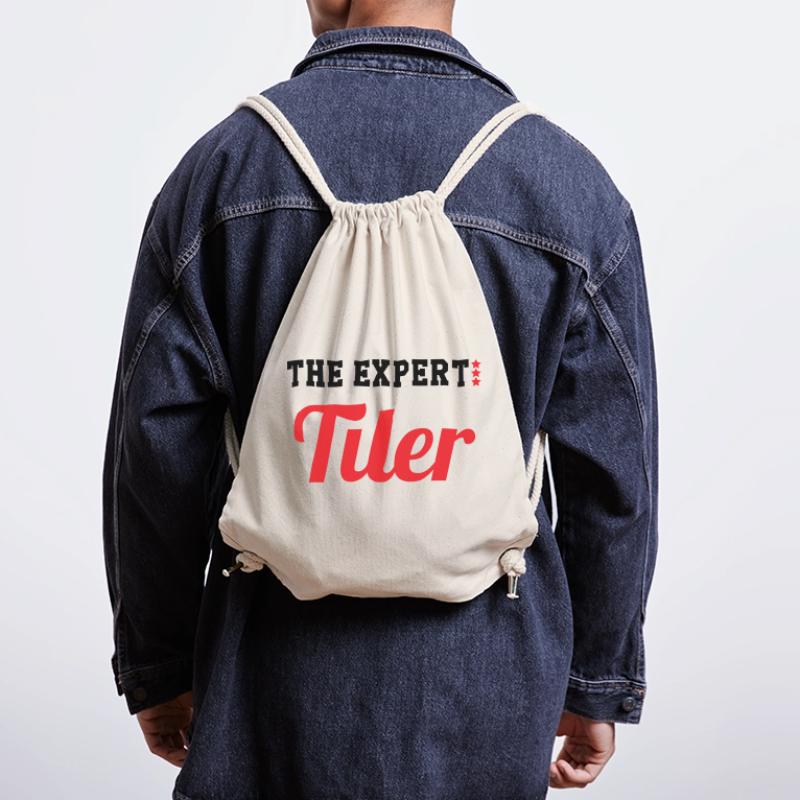 Expert tiler – pro tile laying precision Stanley/Stella Recycled Gym Bag