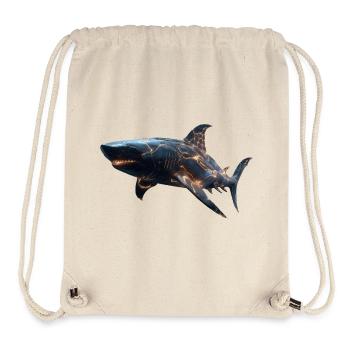 Cybershark – Futuristic Power of the Deep - Stanley/Stella Recycled Gym Bag - natural - Front