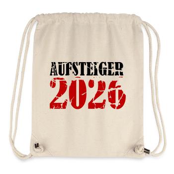 Aufsteiger 2026 Aufstieg - Stanley/Stella recycelter Gym Bag - Naturweiß - Vorne