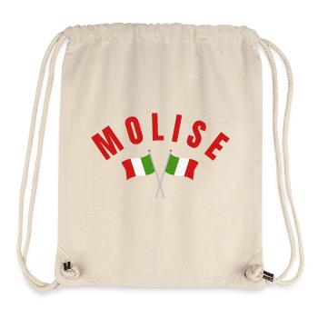 Molise Crossed Italian Flags - Stanley/Stella Recycled Gym Bag - natural - Front
