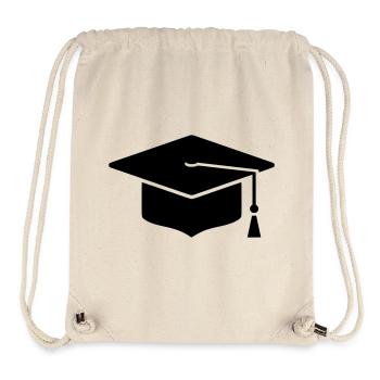 PhD Hat Graduation Icon - Stanley/Stella Recycled Gym Bag - natural - Front