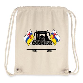 Limburg_Tractor_Custom_Edition - Stanley/Stella recycelter Gym Bag - Naturweiß - Vorne