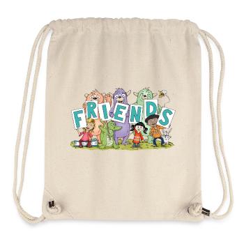 friends - Stanley/Stella recycelter Gym Bag - Naturweiß - Vorne