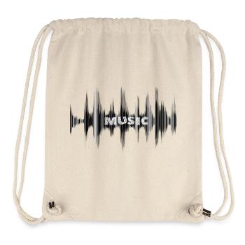 Music - Stanley/Stella recycelter Gym Bag - Naturweiß - Vorne