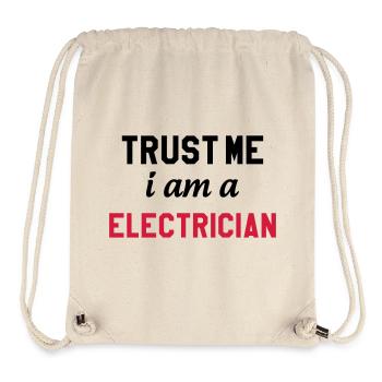 Elektriker / Elektrizität / Arbeit / Job - Stanley/Stella recycelter Gym Bag - Naturweiß - Vorne
