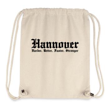 Hannover Harder Better Faster Stronger - Stanley/Stella recycelter Gym Bag - Naturweiß - Vorne